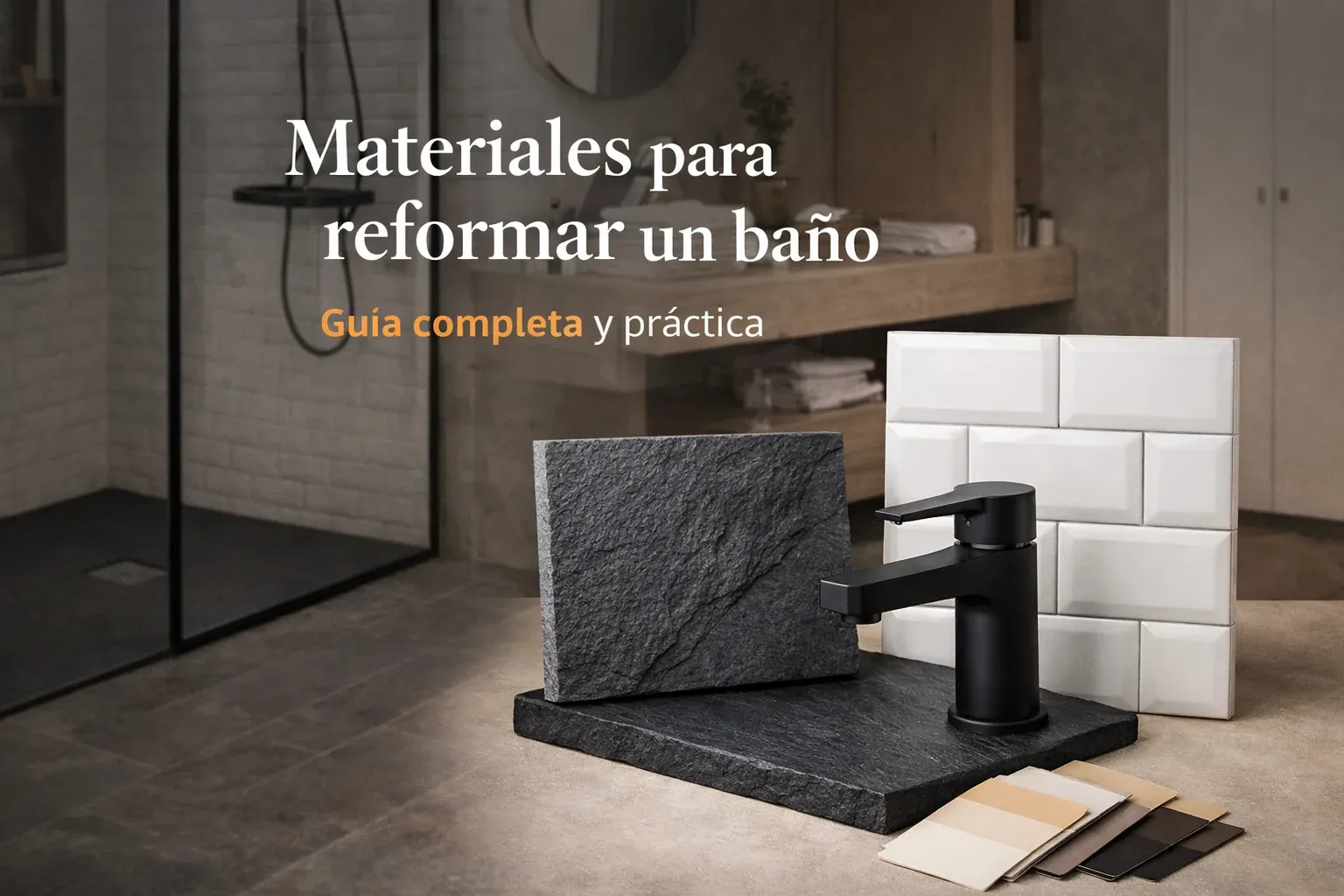 materiales para reformar un baño
