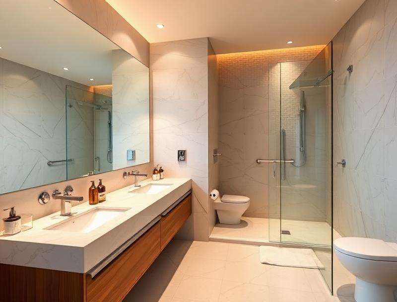 Equipo DuchaVip realizando reforma de baño