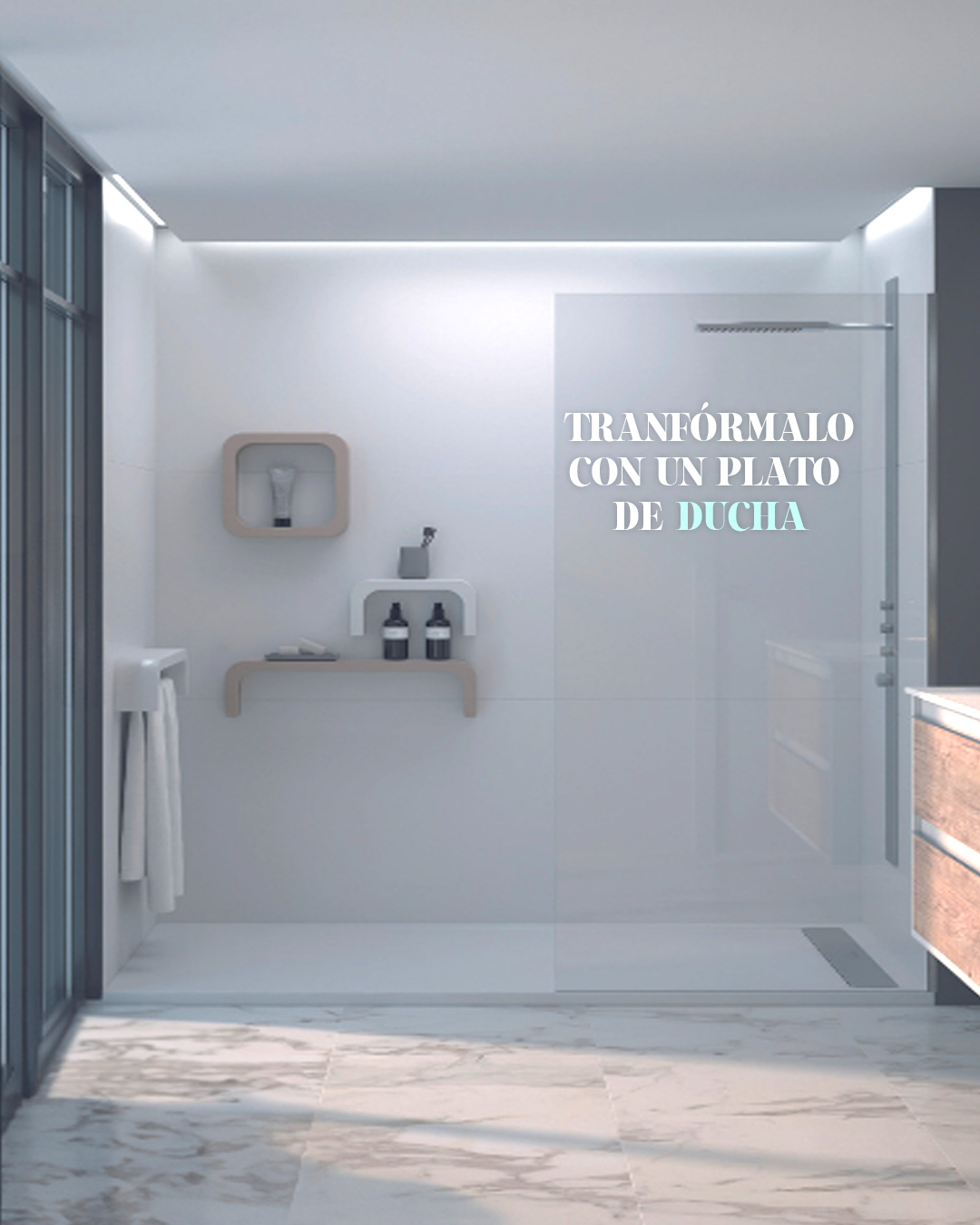 baño por ducha