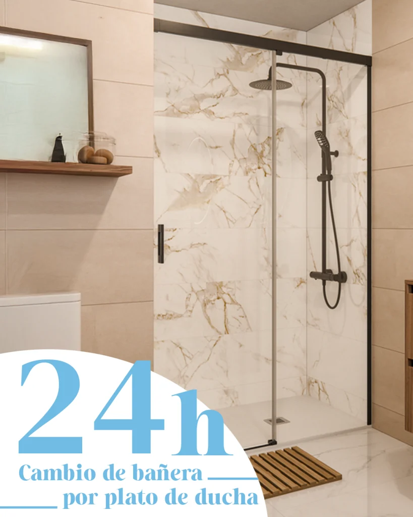 cambiar bañera por ducha precio madrid