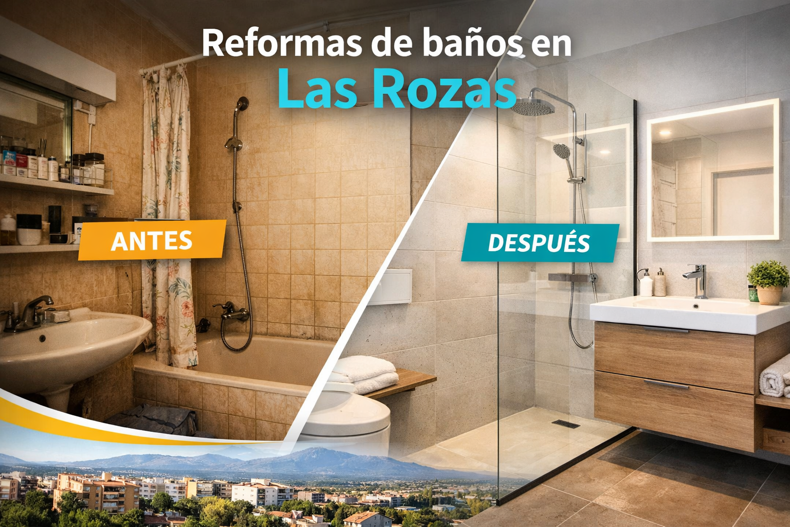 Reformas de baños en Las Rozas: guía para renovar tu baño